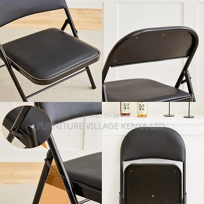 Office Chair :Vinyl Foldable Office Chair