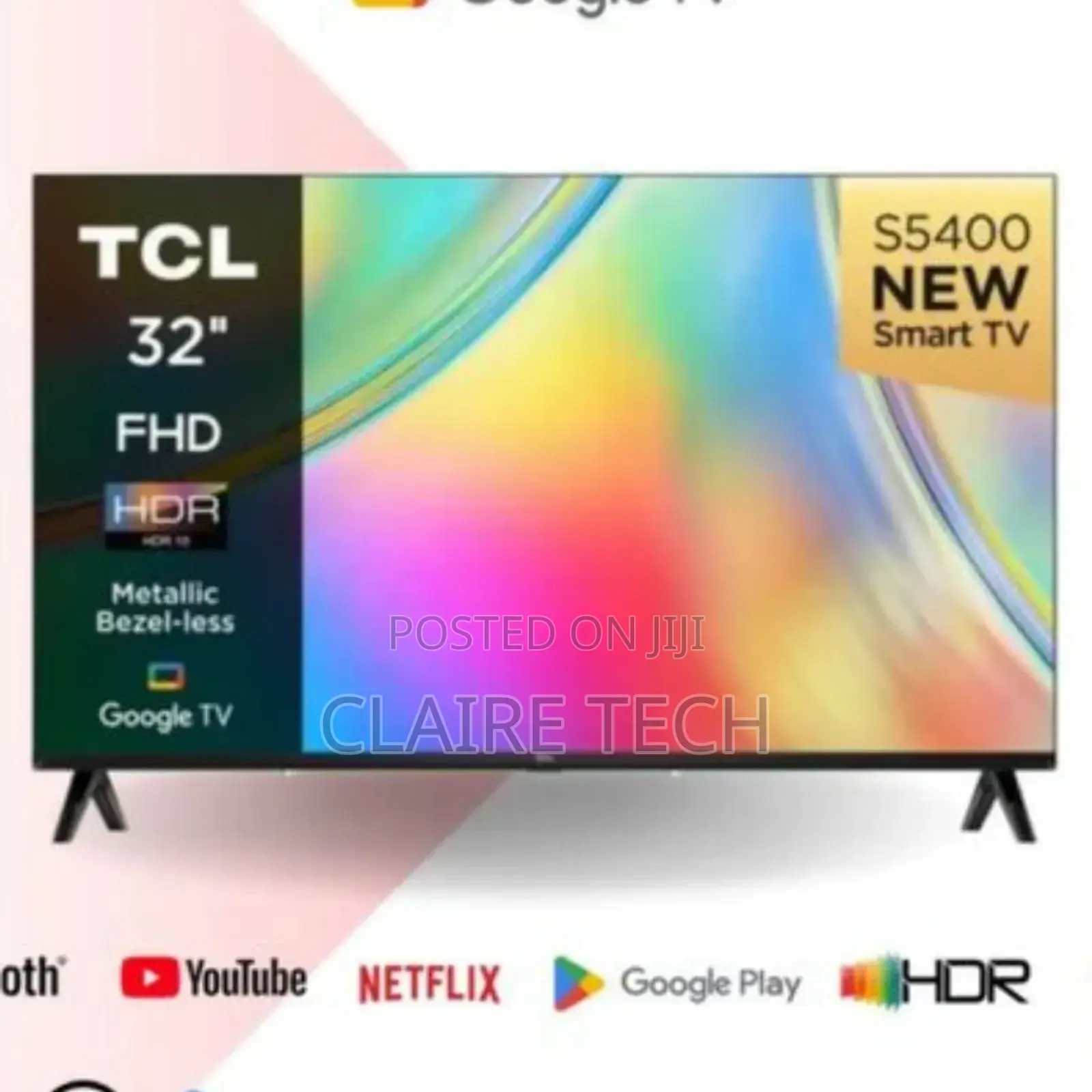 TCL 32 Inches Android Certified HDR LED Smart Tv BT Tv