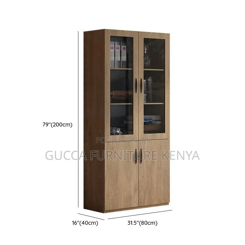 Cabinets: Modern 2-Door Wooden Office Storage Unit