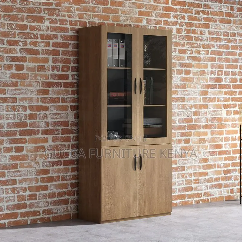 Cabinets: Modern 2-Door Wooden Office Storage Unit
