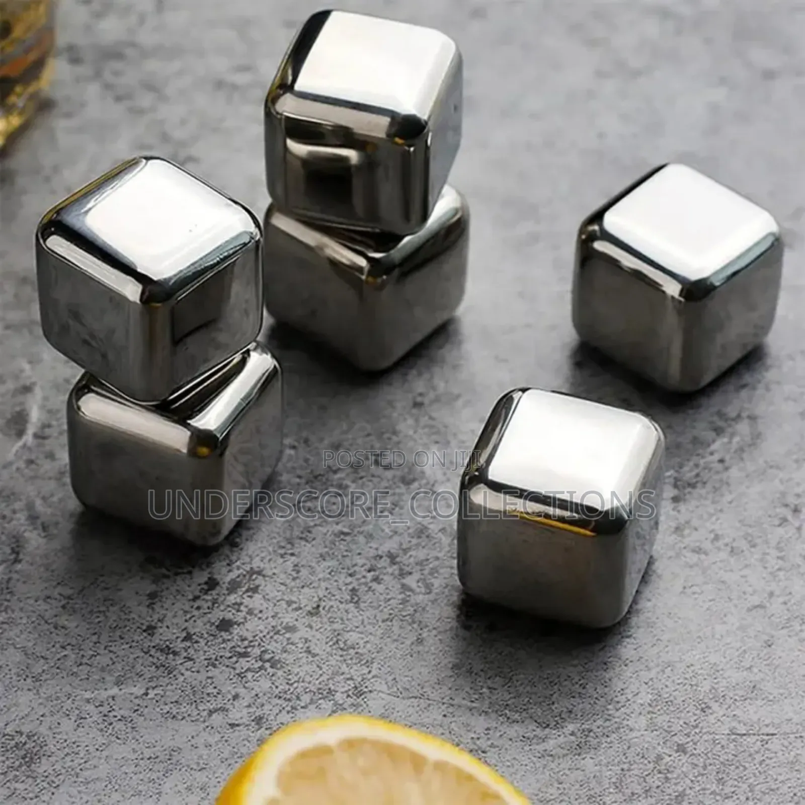 Stainless Steel Square Whiskey Stones
Cooling