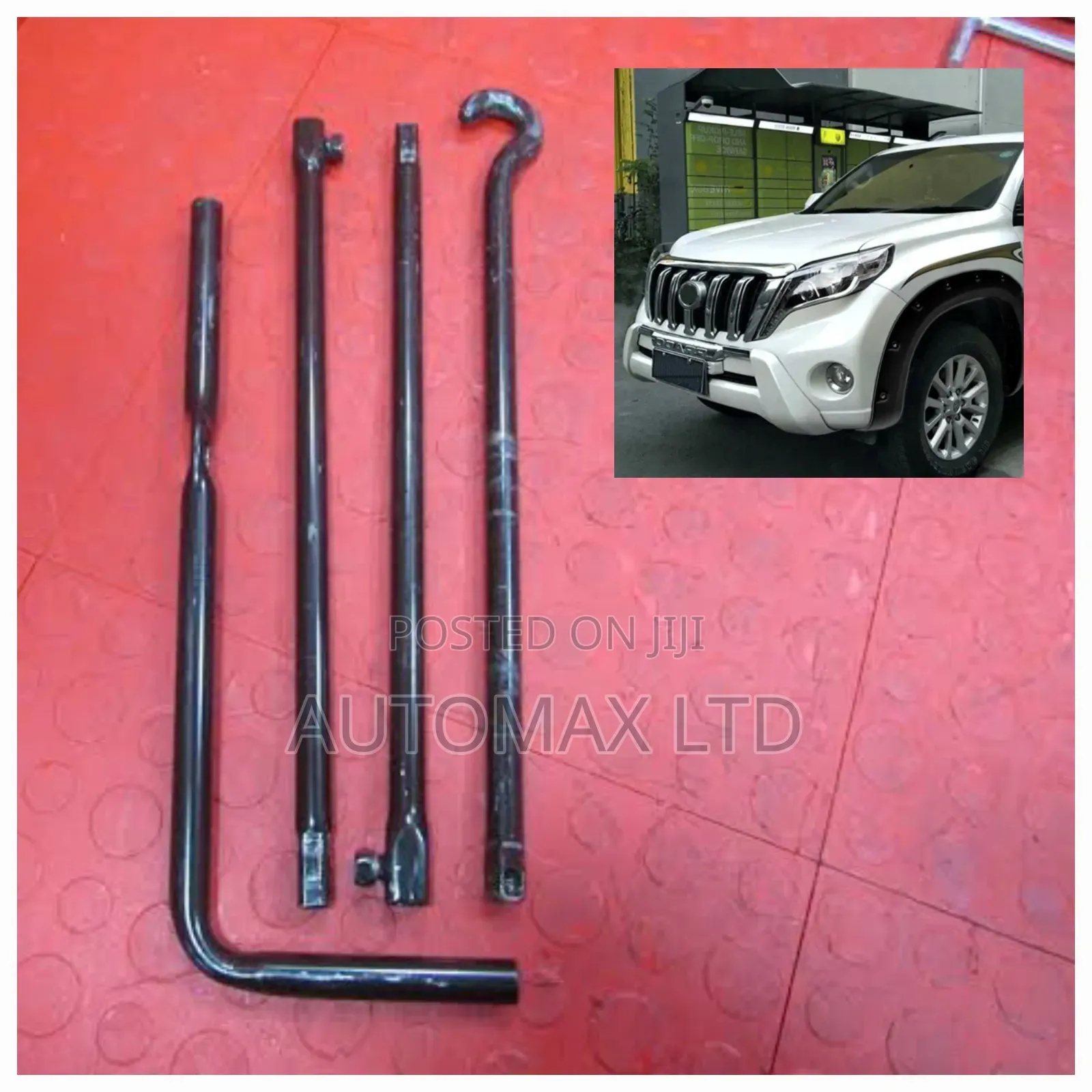 4 Piece Jack Handle/Spare Wheel Winder. For Prado J150/J120