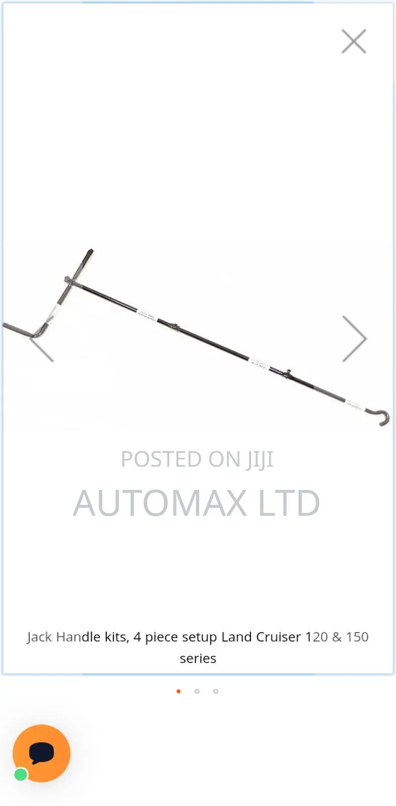 4 Piece Jack Handle/Spare Wheel Winder. For Prado J150/J120
