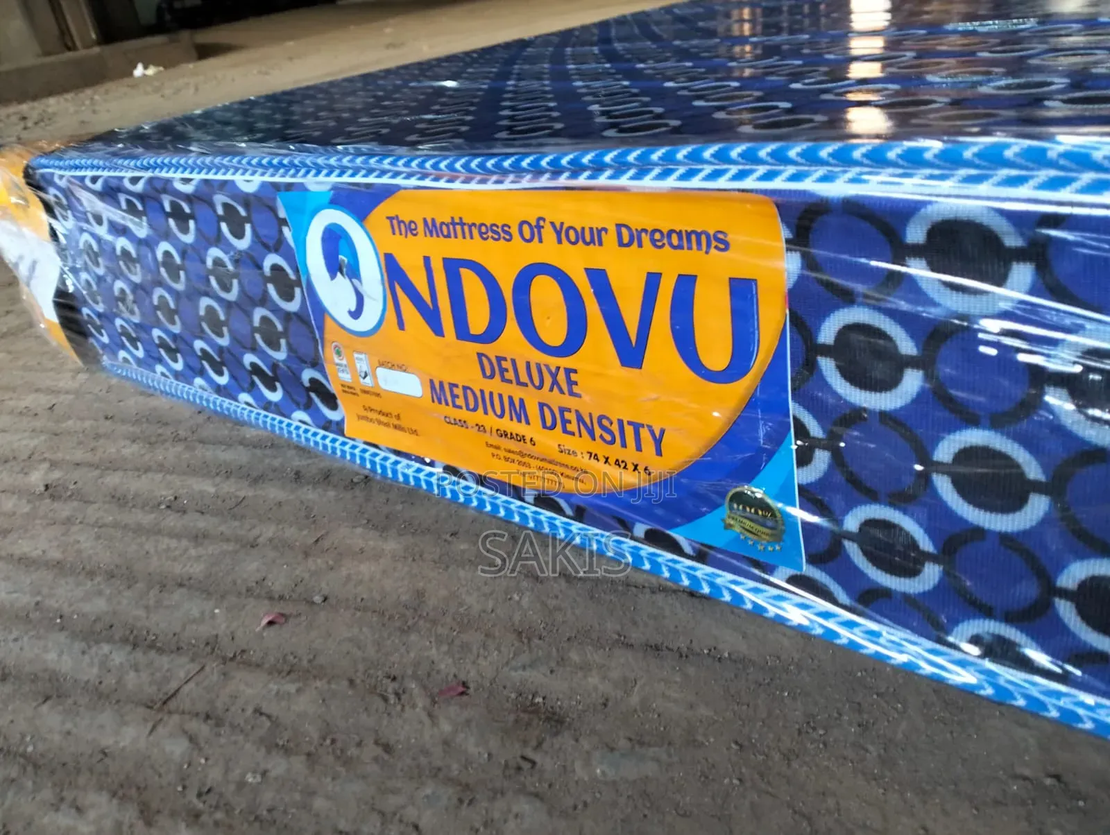5 X 6 Medium Density Ndovu Mattresses. Free Delivery