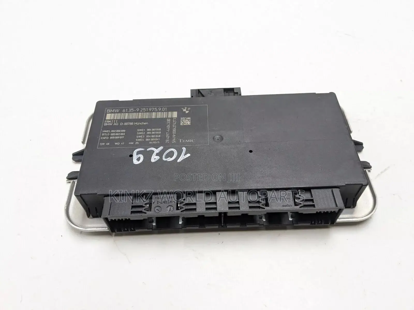 BMW F10 F11 Footwell Light Control Module Ecu 9244188 2011