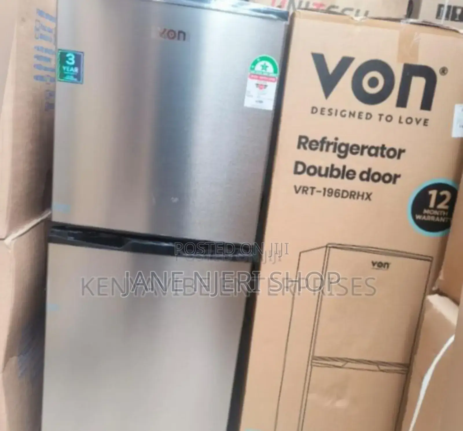 Von 195l Brand New Refrigerator