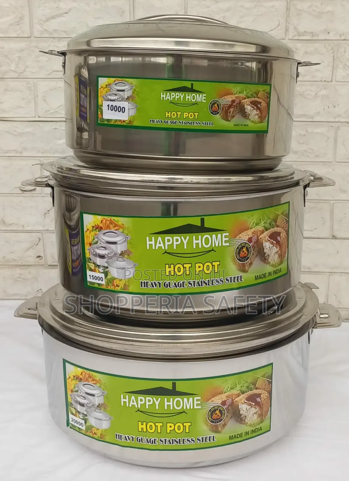 Happy Home Hotpot- 3 Pieces