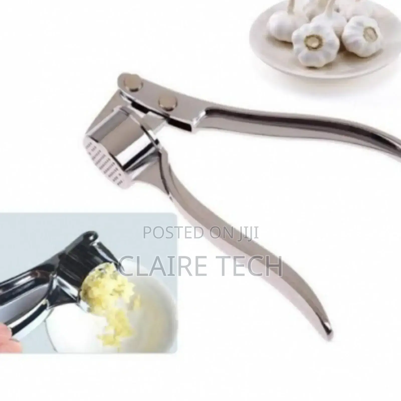 Stainless Garlic Crusher Press