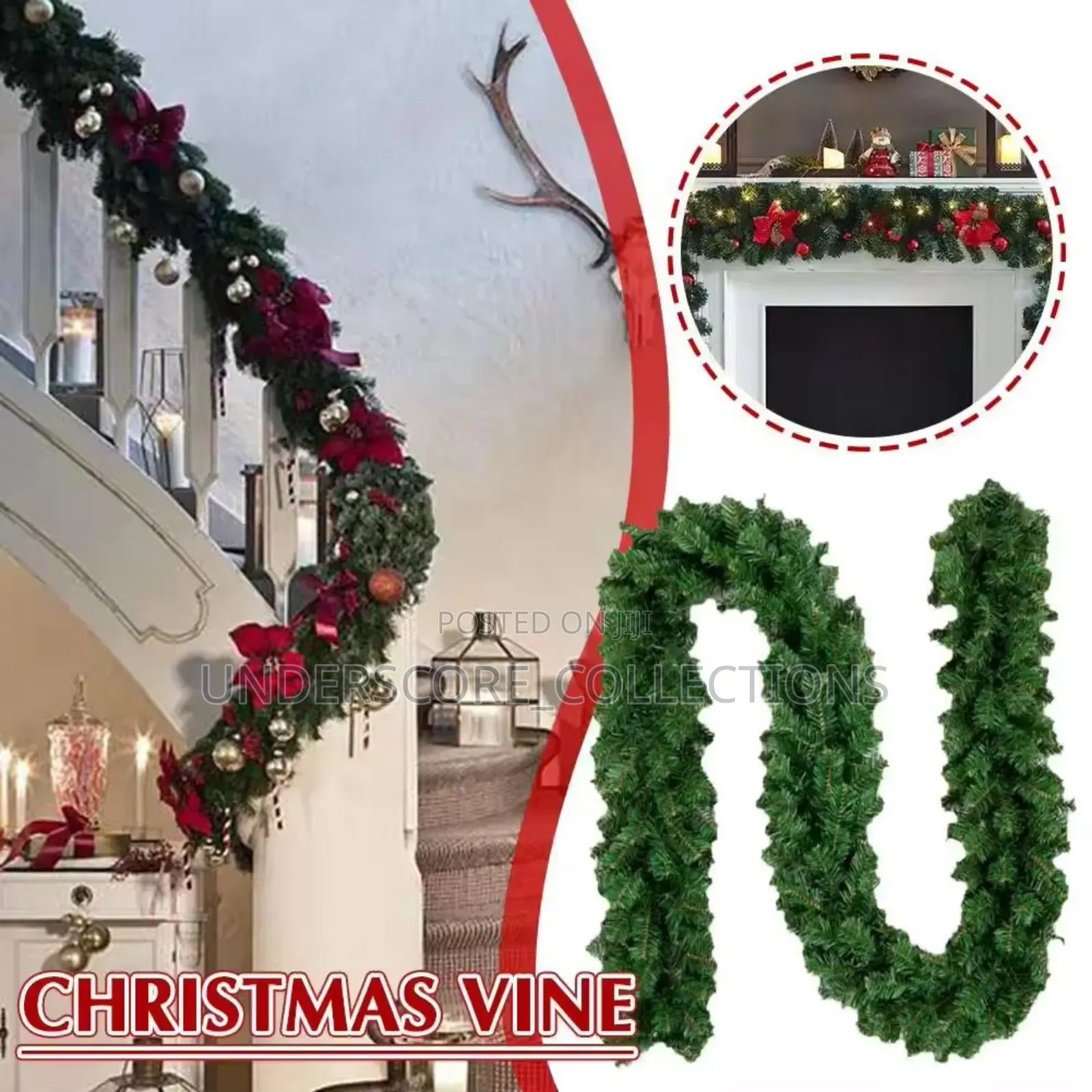  2.7m Undecorated Garlands Mixture of Pine and Cypress
.