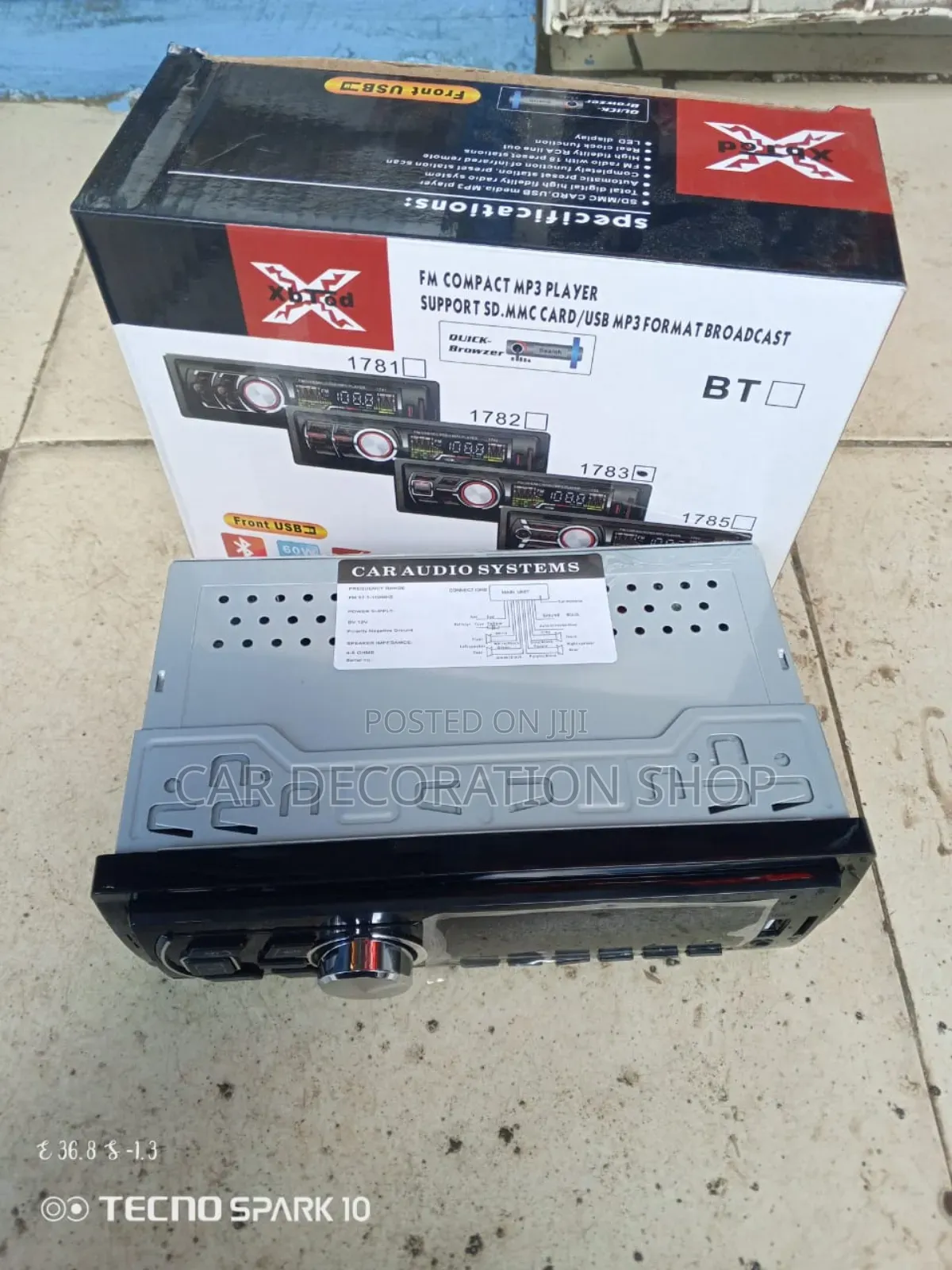 Bluetooth Car Radio Audio Dash-in Aux Input,Bluetooth,Sd,USB