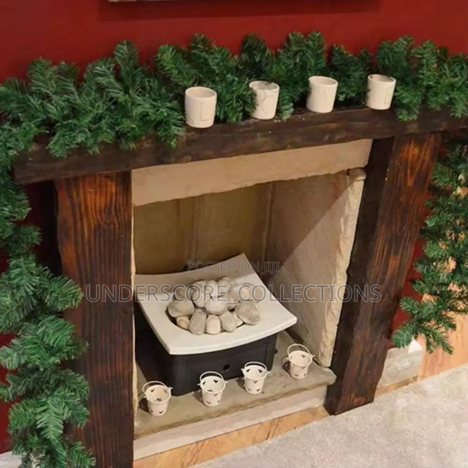  2.7m Plain Undecorated Cypress.Put on Staircase/Fireplace.