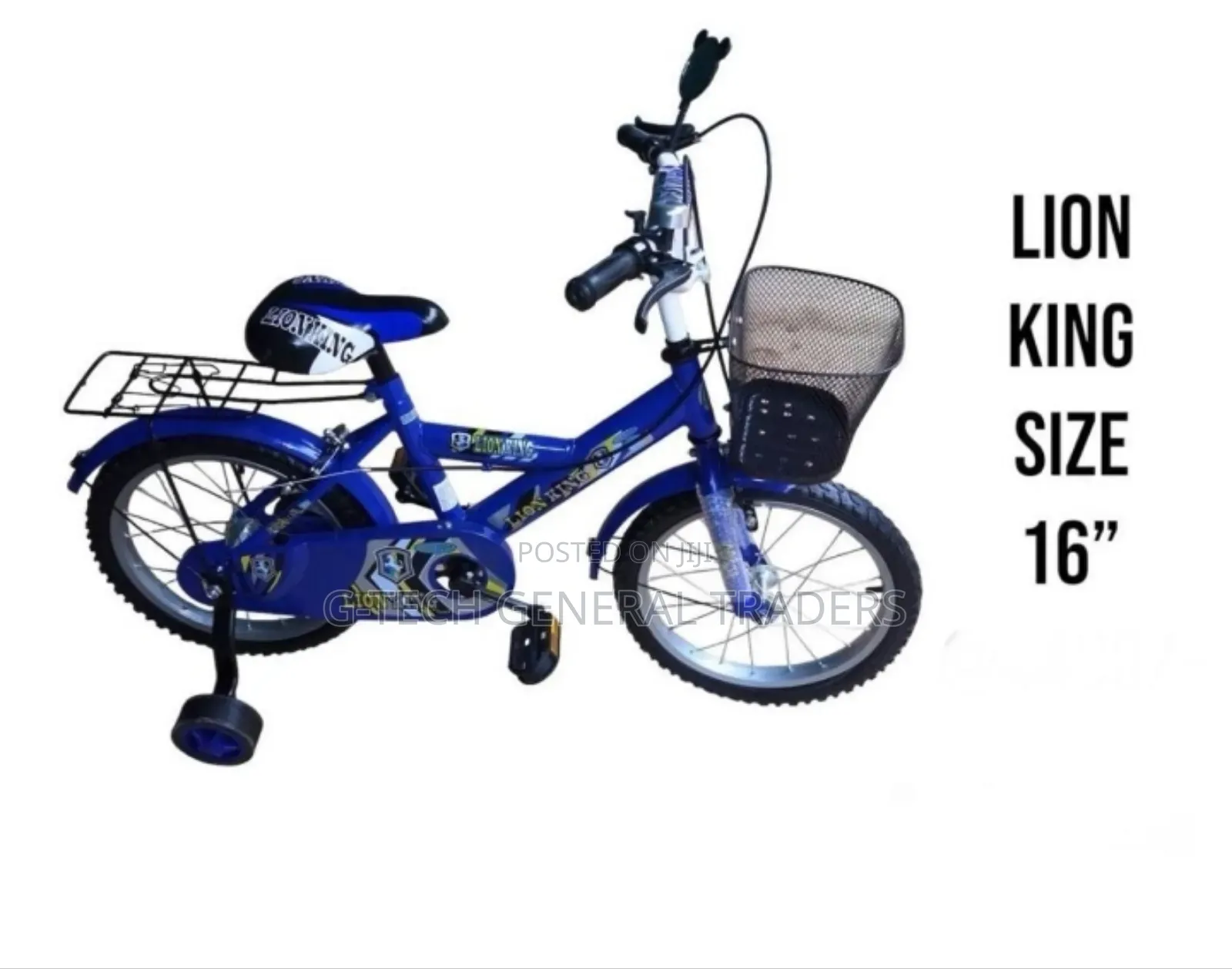 Lion King Heavy Duty Size 16 Bike Suitable For Age 5-9yrs