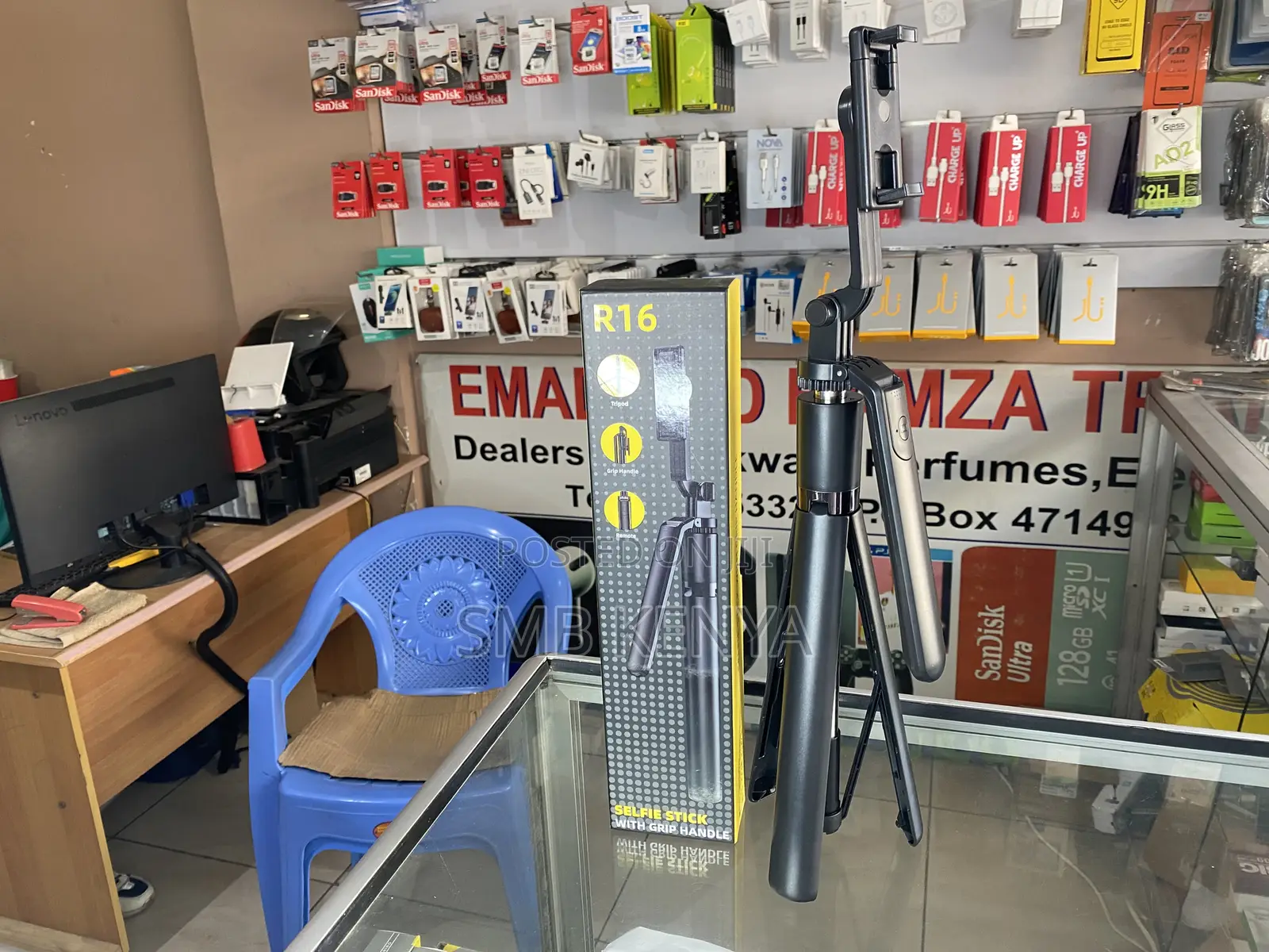 1.7m Length, Selfie Stick Tripod With Grip Handle
