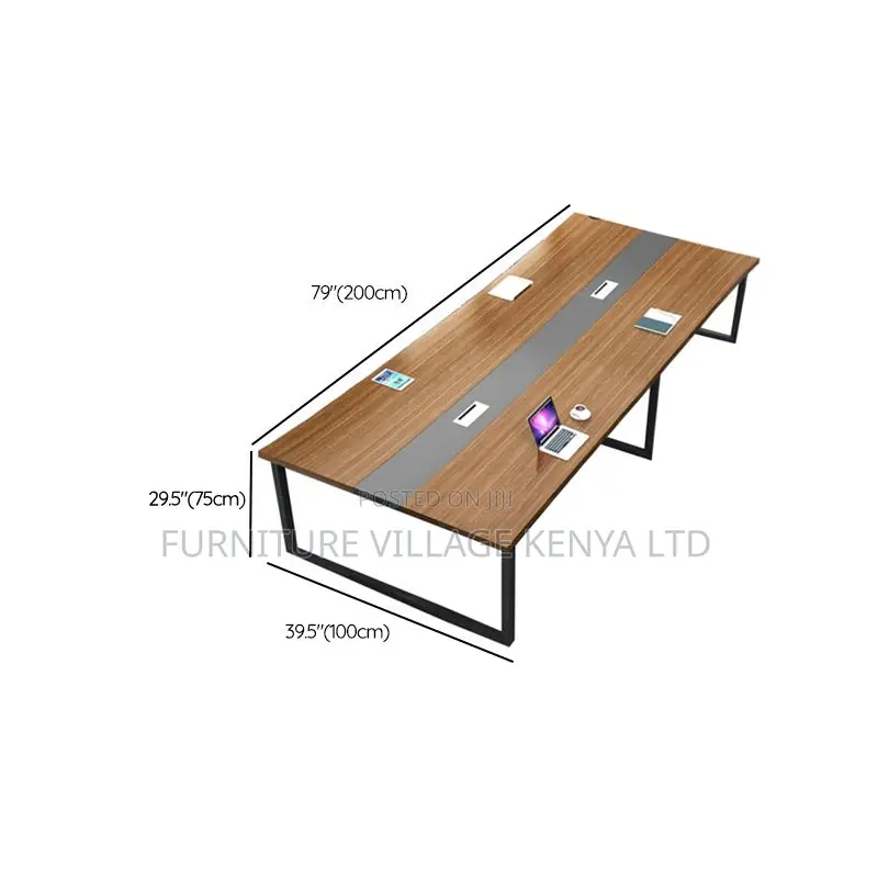 Office Table :Modern Rectangular 8-10 Seater Table