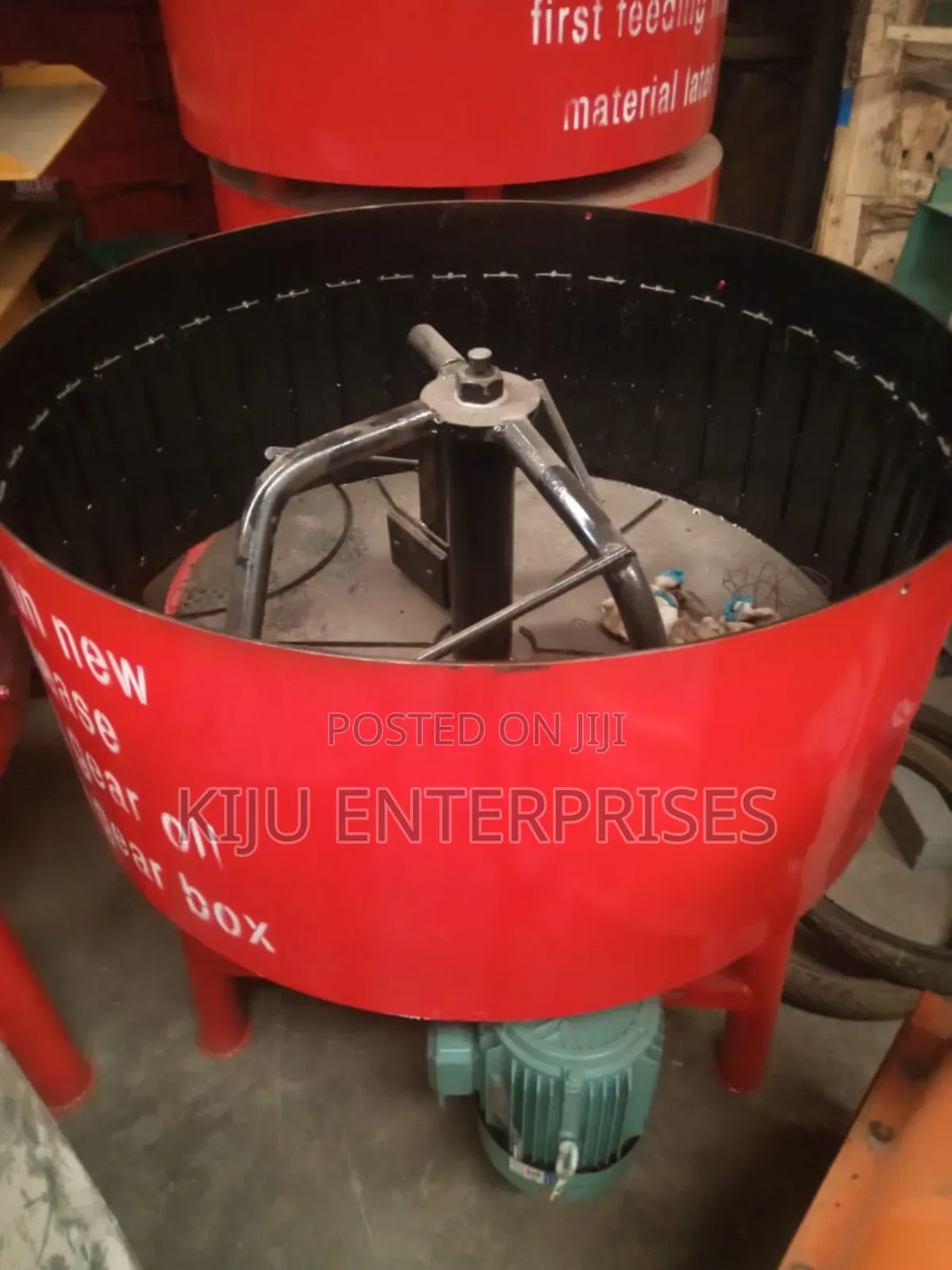 Pan Mixer Machine Construction