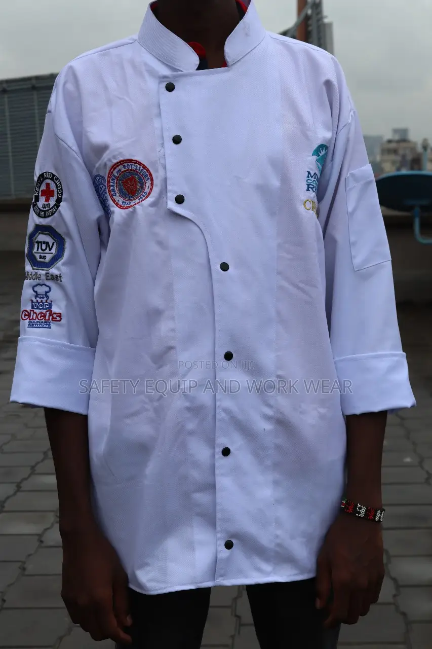 Customized White Chef Jacket Wear