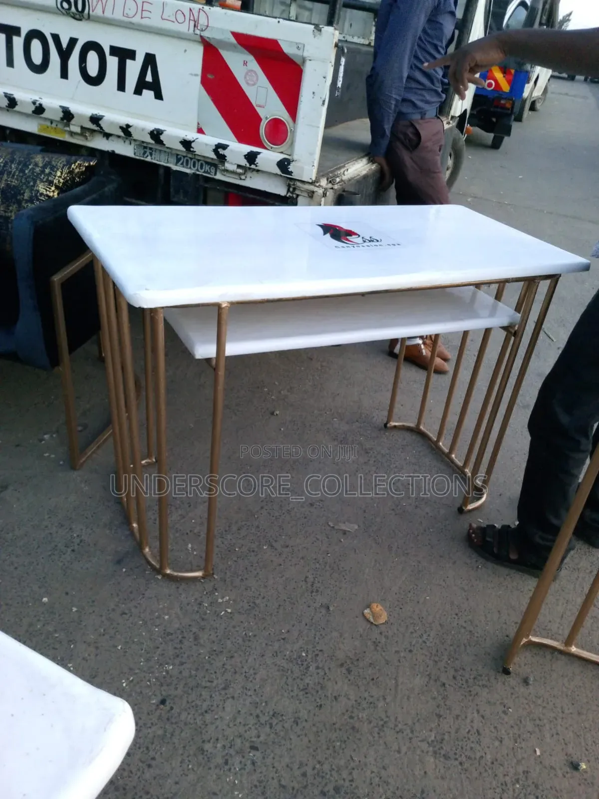 Manicure Table Marble White.