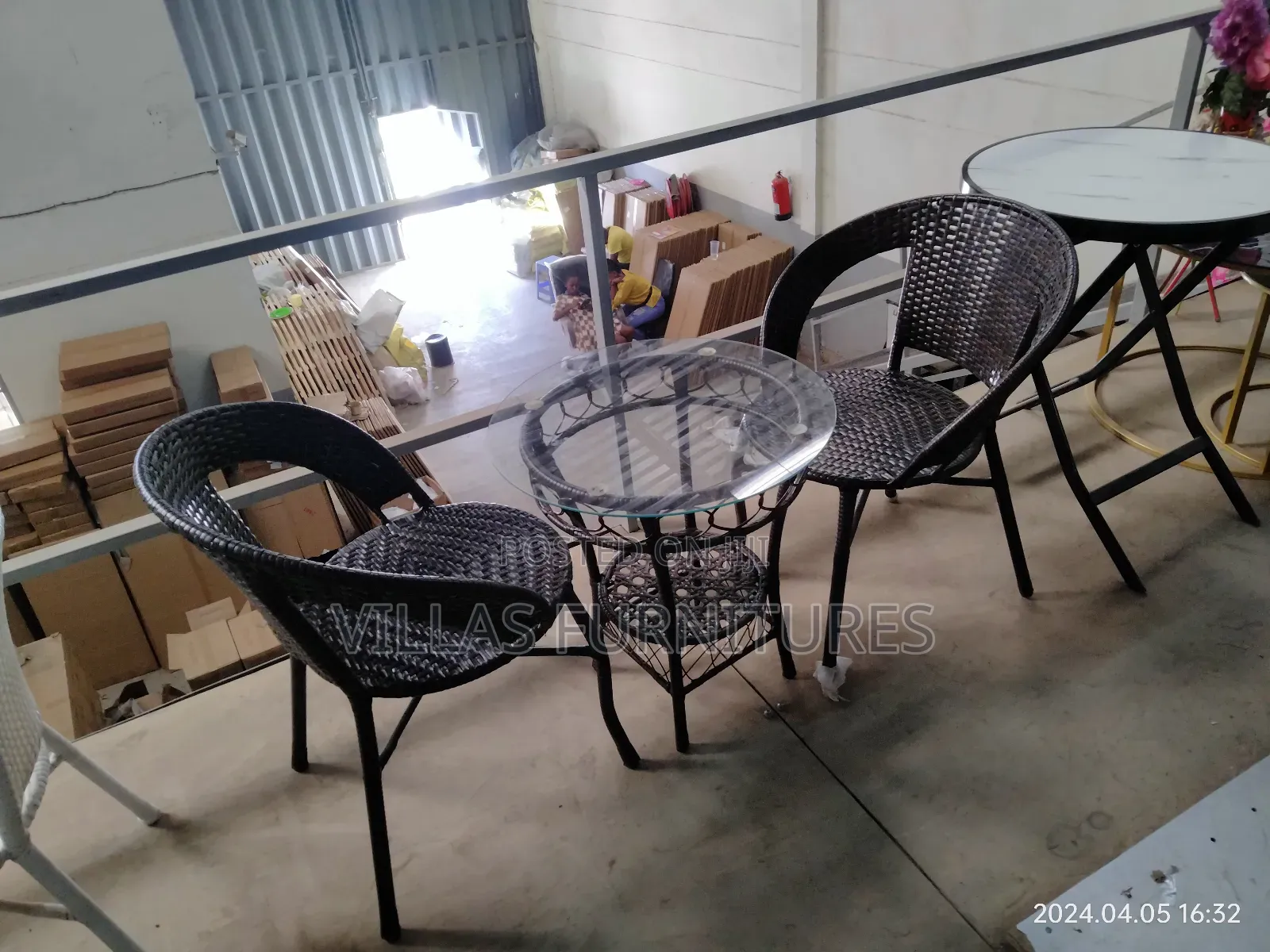 Brown Makuti Outdoor Set