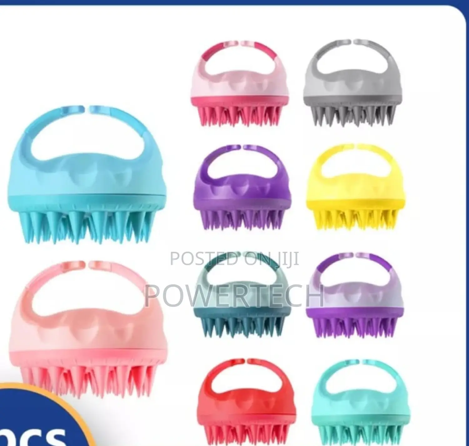 Portable Silicone Shampoo Brush /Scalp Massager