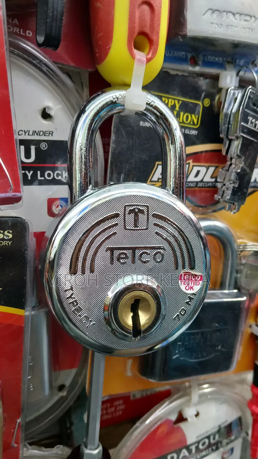 Tetclo 90mm Type CY India Padlock 70mm India Telco Padlock