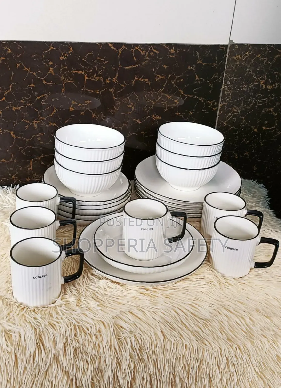 24 PCS Concise Dinner Set