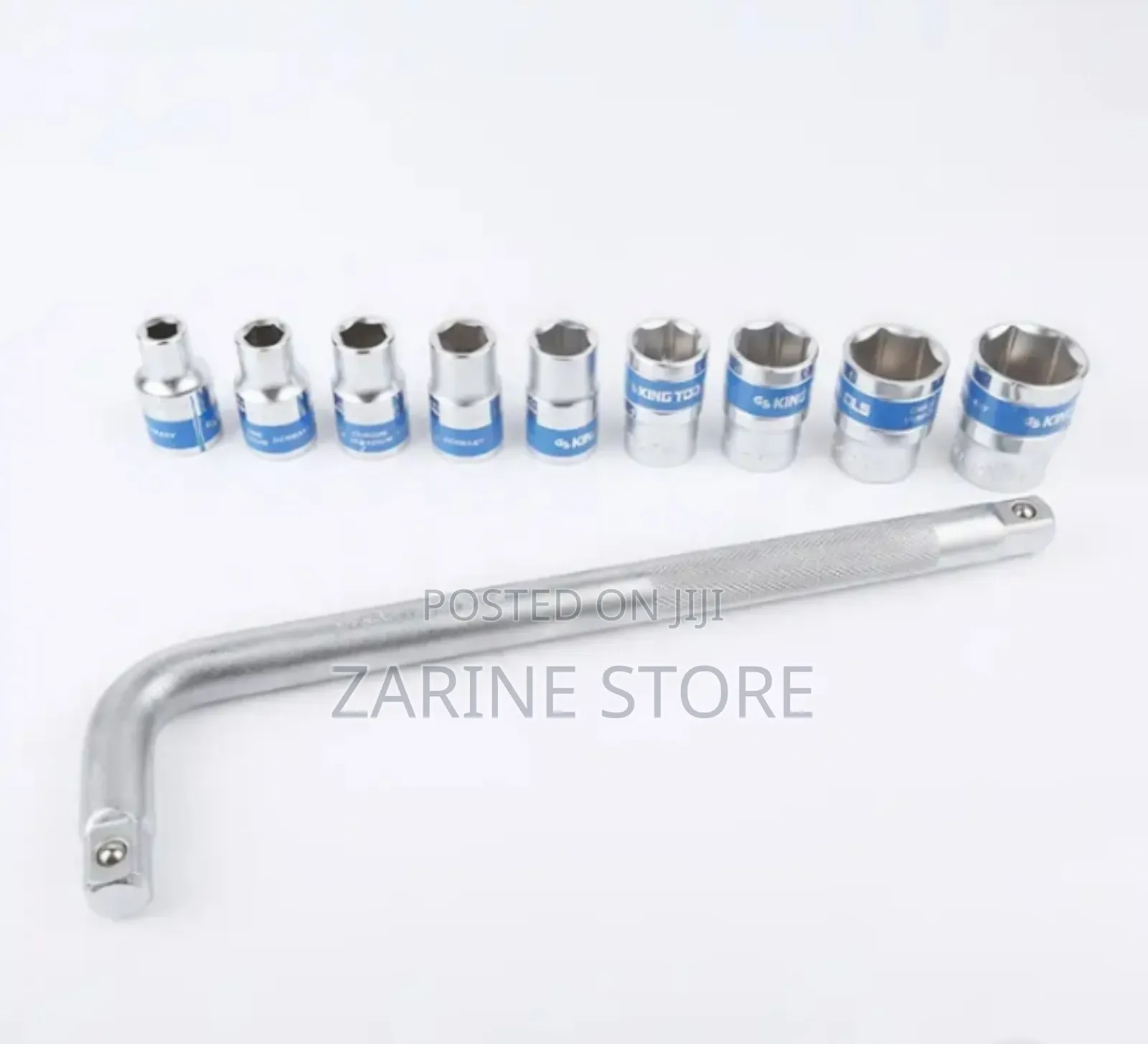 Chrome Vanadium 8,10,11,12,13,14,17,21,24mm Socket Set
