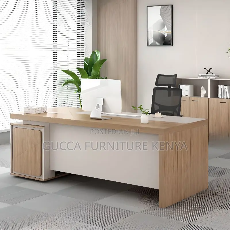 Office Tables:1400mm Executive Wooden Home Office Study Desk