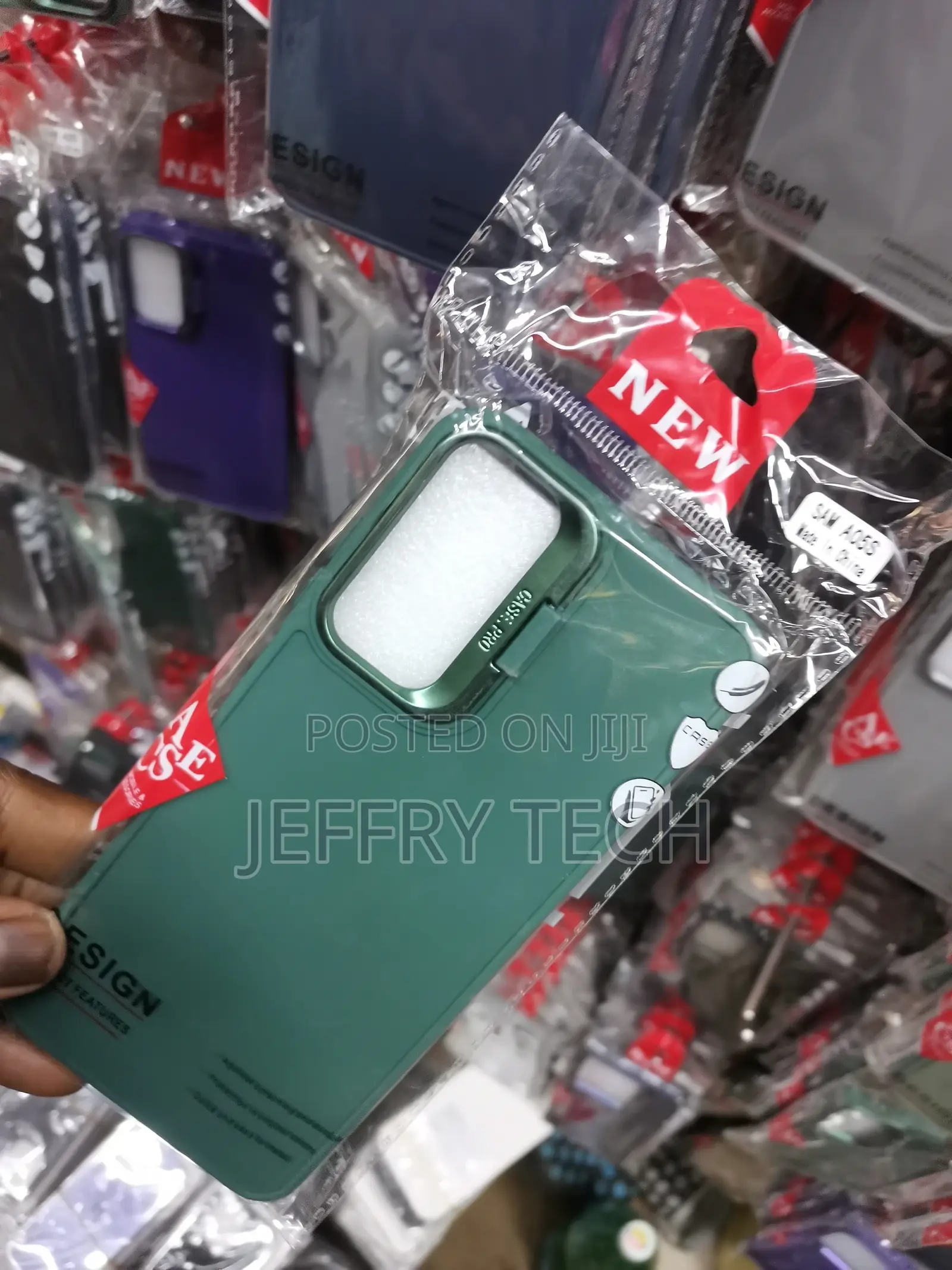 Samsung Galaxy A05S Case With Camera Frame Stand -Green