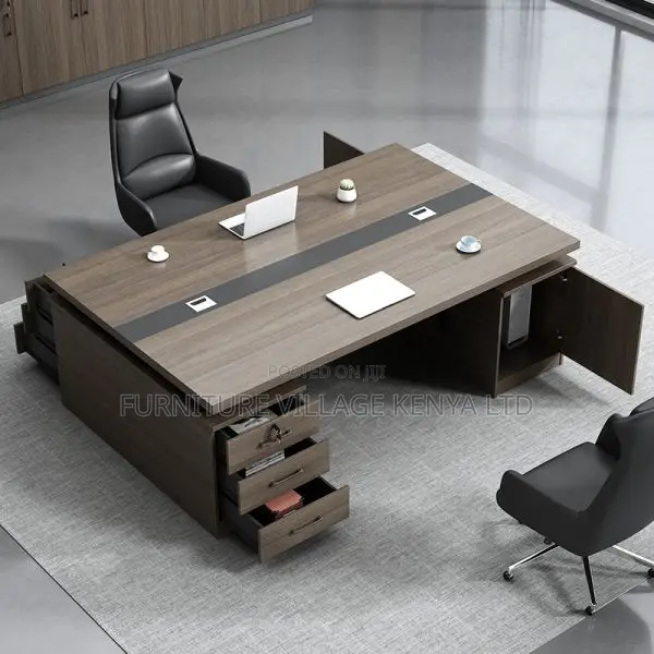 Office Desk: 1400mm Home/Office Desk With Drawers