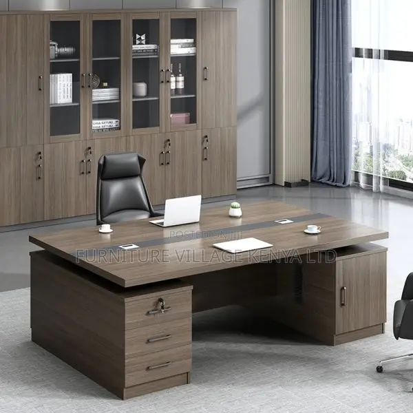Office Desk: 1400mm Home/Office Desk With Drawers