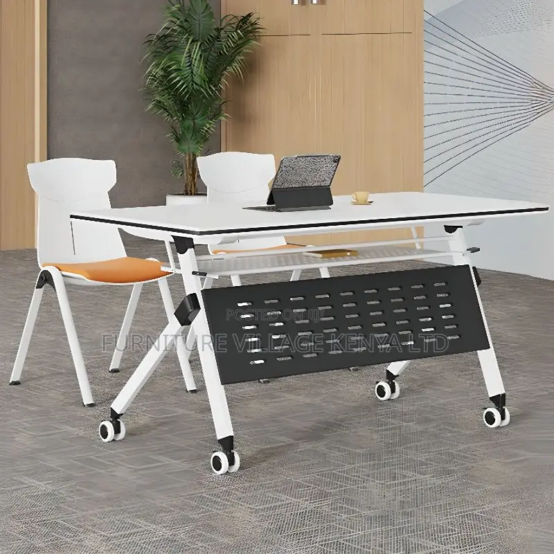 Office Table: Foldable Away Study Conference Table