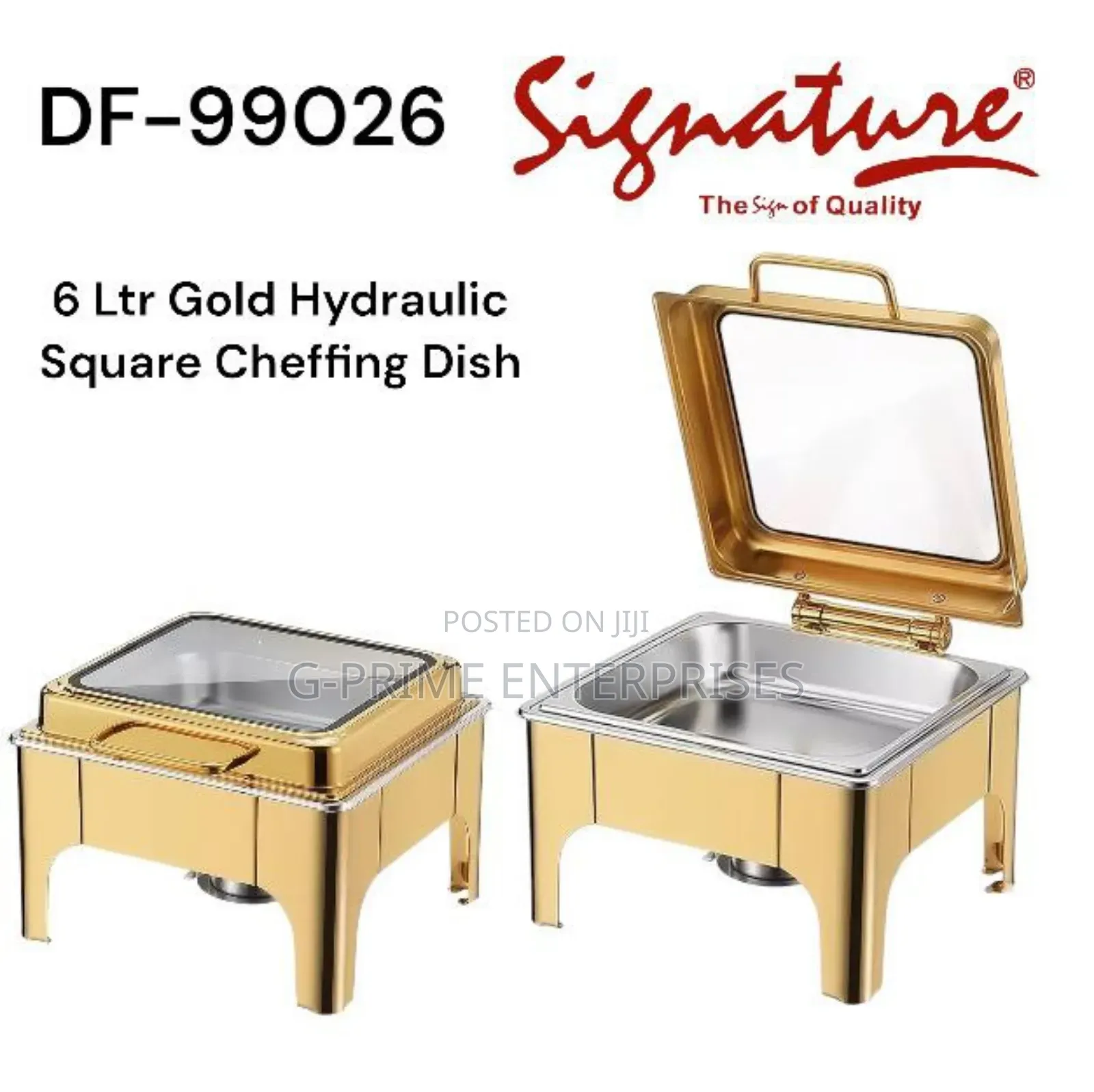 Gold Cheffing Dish