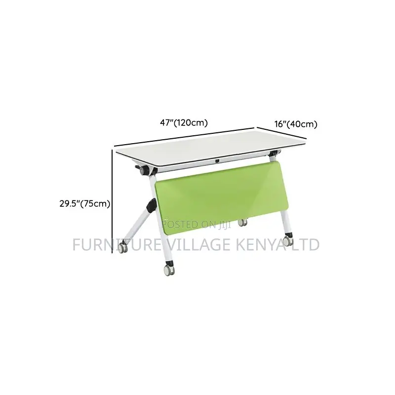 Office Table : White Study Table With Wheels