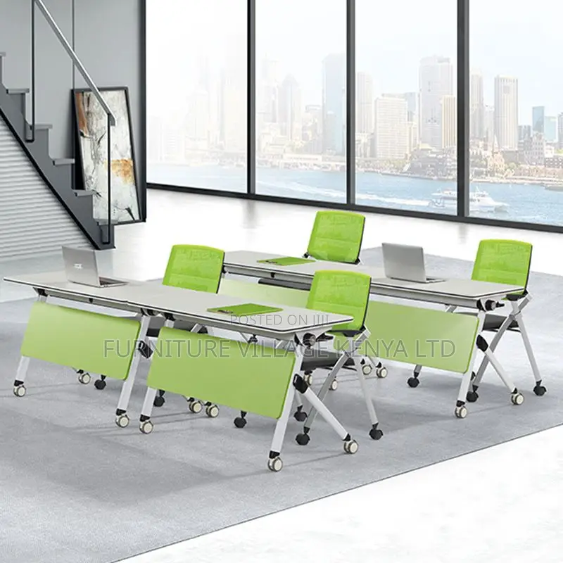 Office Table : White Study Table With Wheels