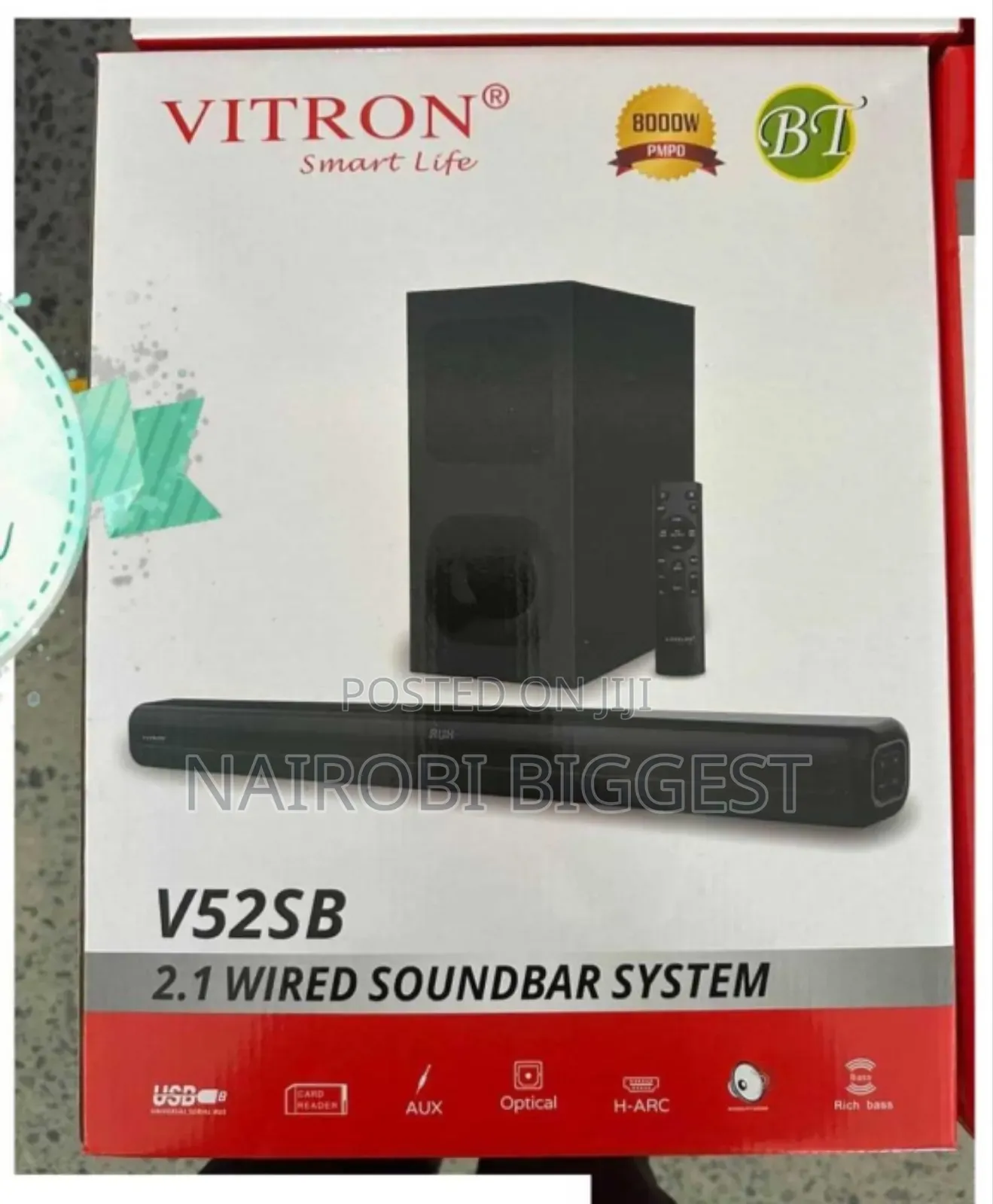 Vitron V52sb 2.1 Wired Multimedia Soundbar