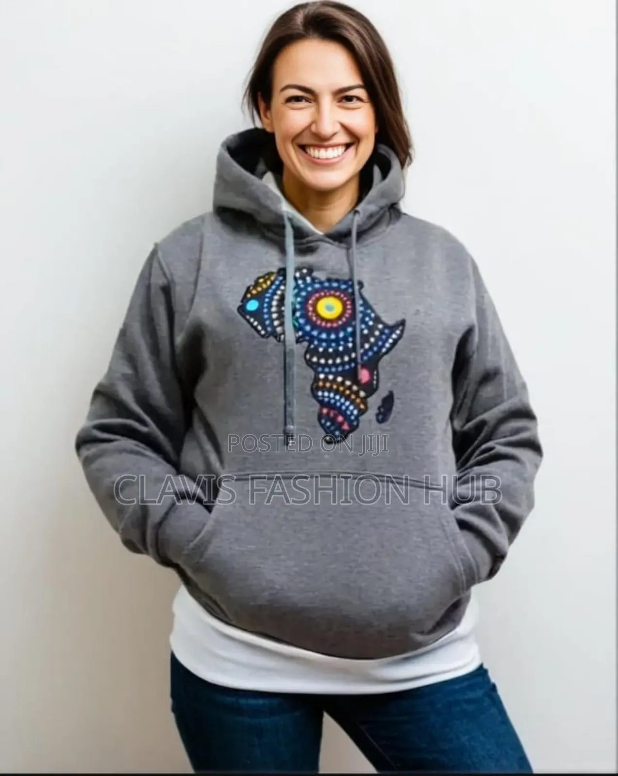 African Unisex Hoodies With Map Of Africa