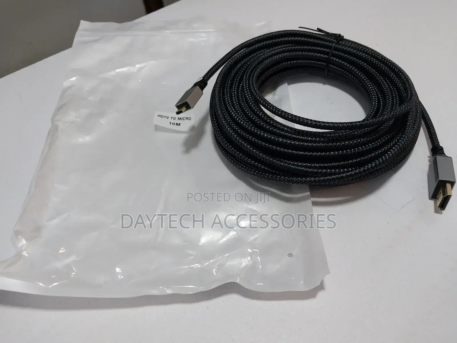(10m) Micro-Hdmi 30awg (Type D) to Standard Hdmi (Type A)