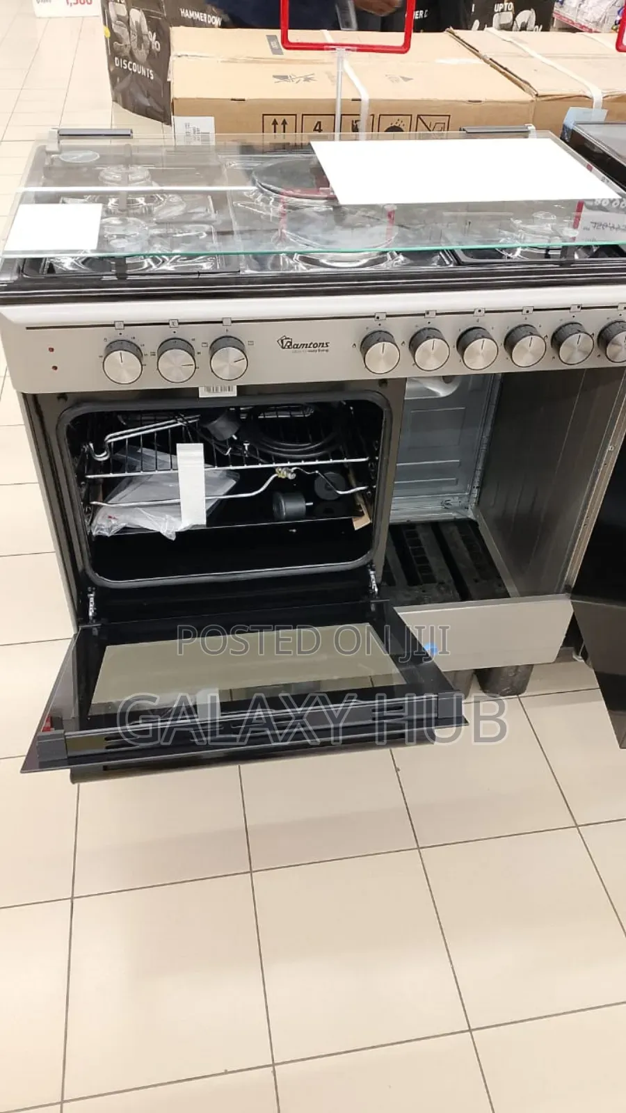 Ramtons Rf/496- 60*90 Stainless Steel Cooker