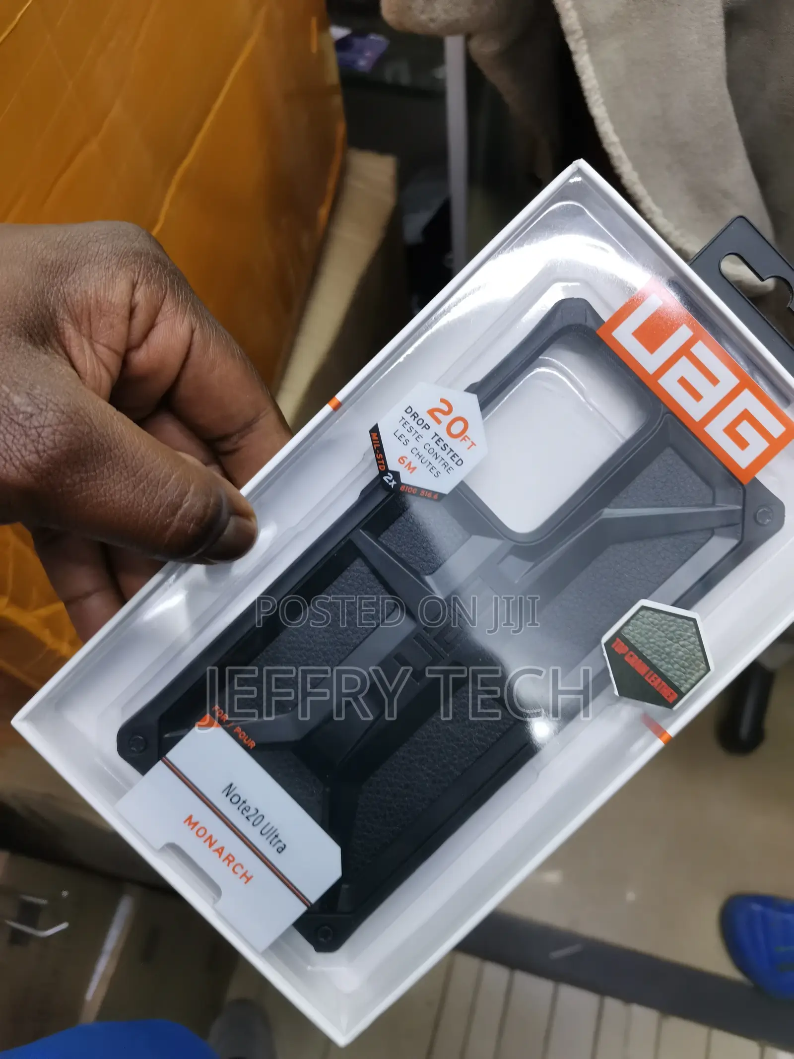 UAG Galaxy Note20 Ultra Rugged Protective Cover-Black