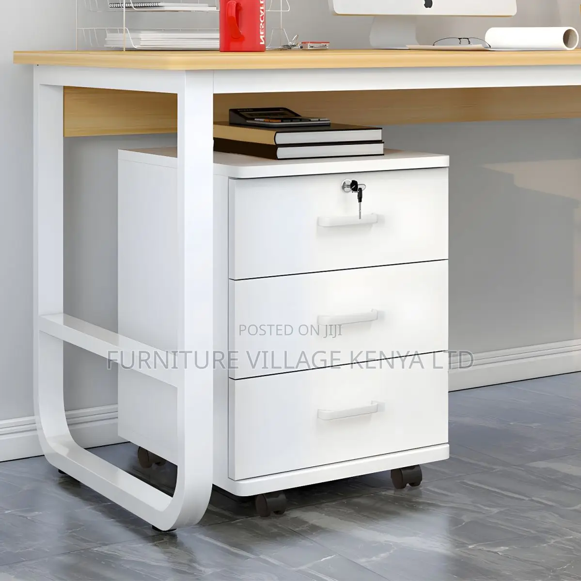 Office Cabinet: Modern Wood Filing Cabinet