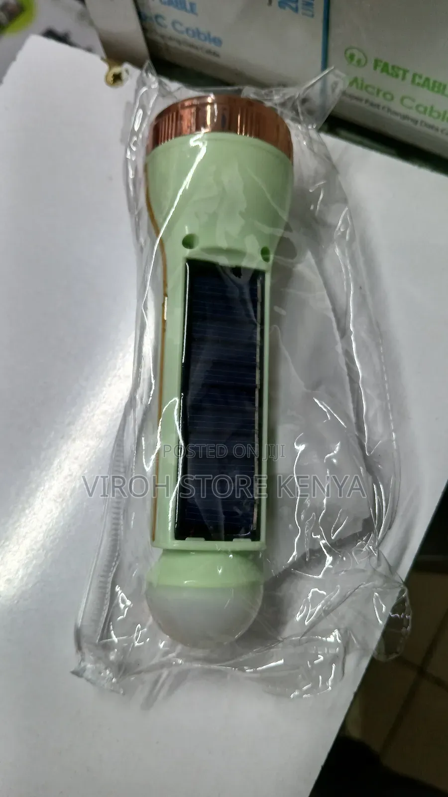 Rechargeable Solar Torch Spotlight