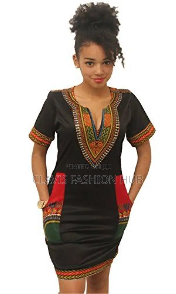 Kitenge Dashiki Dress Ready Made
