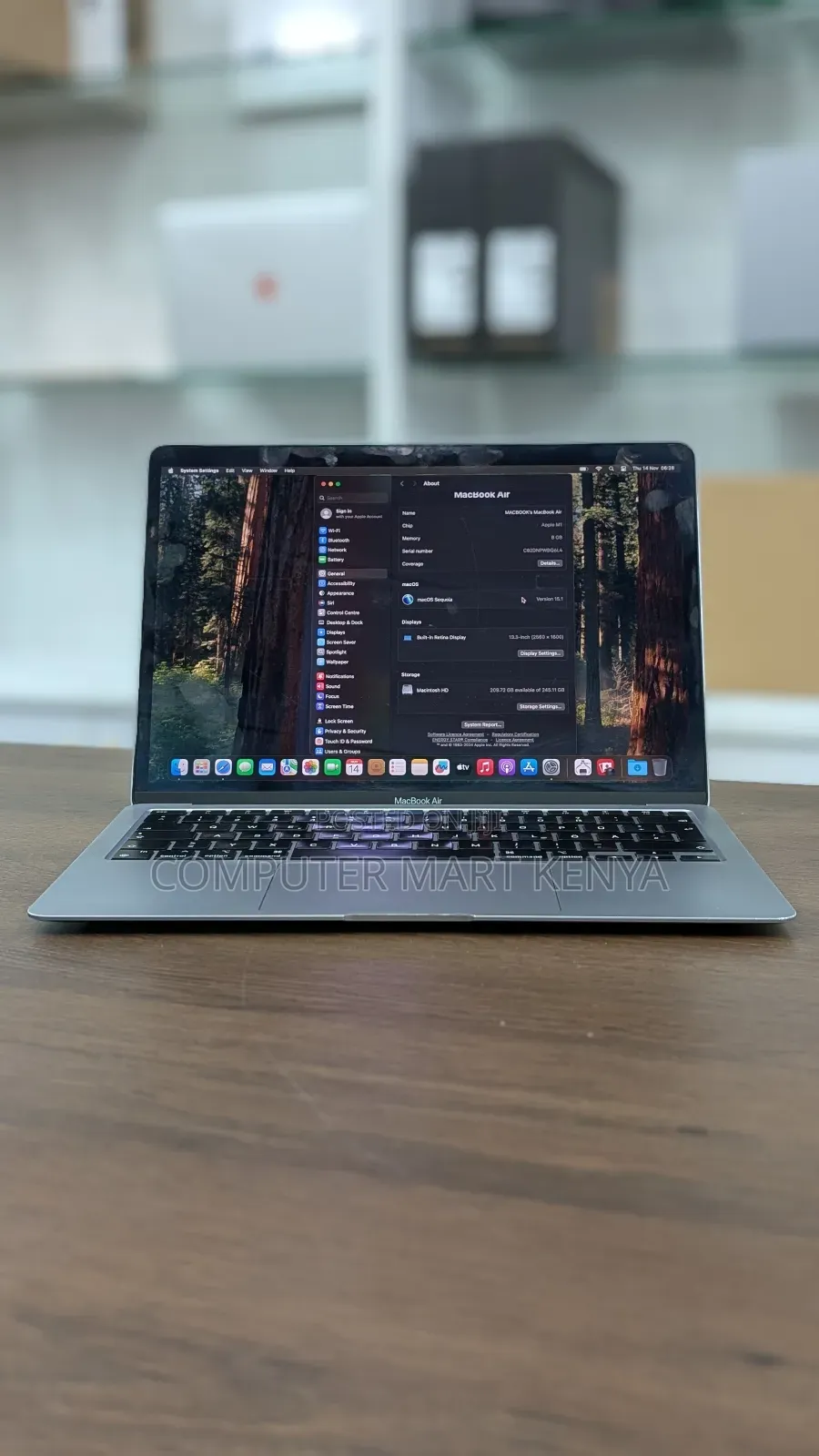Laptop Apple MacBook Air 8GB Apple M2 SSD 256GB