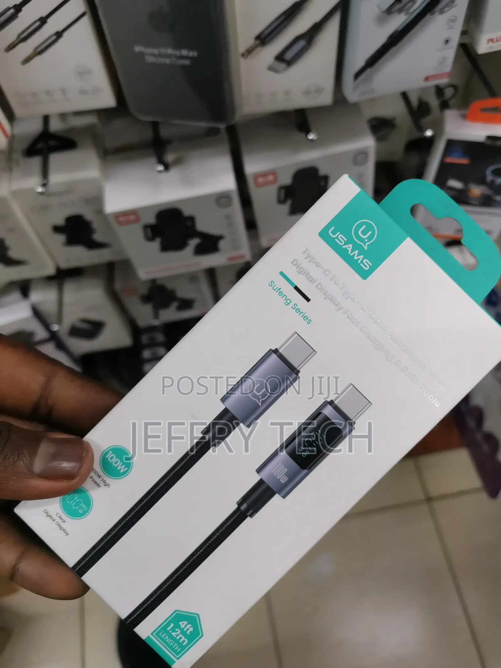 Type-C to Type C PD 100W Fast Charging Data Cable With C