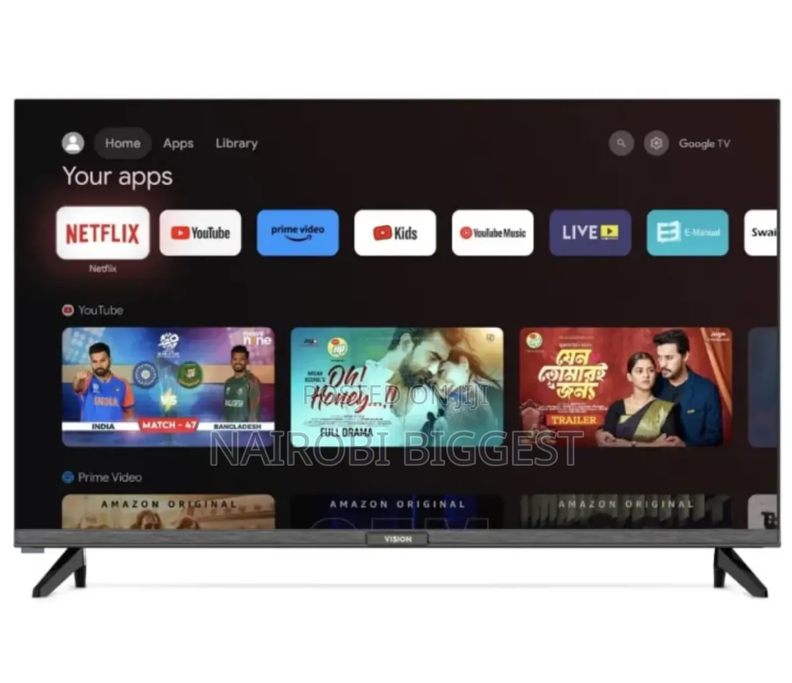 Vision 32" Digital Frameless Best Tv