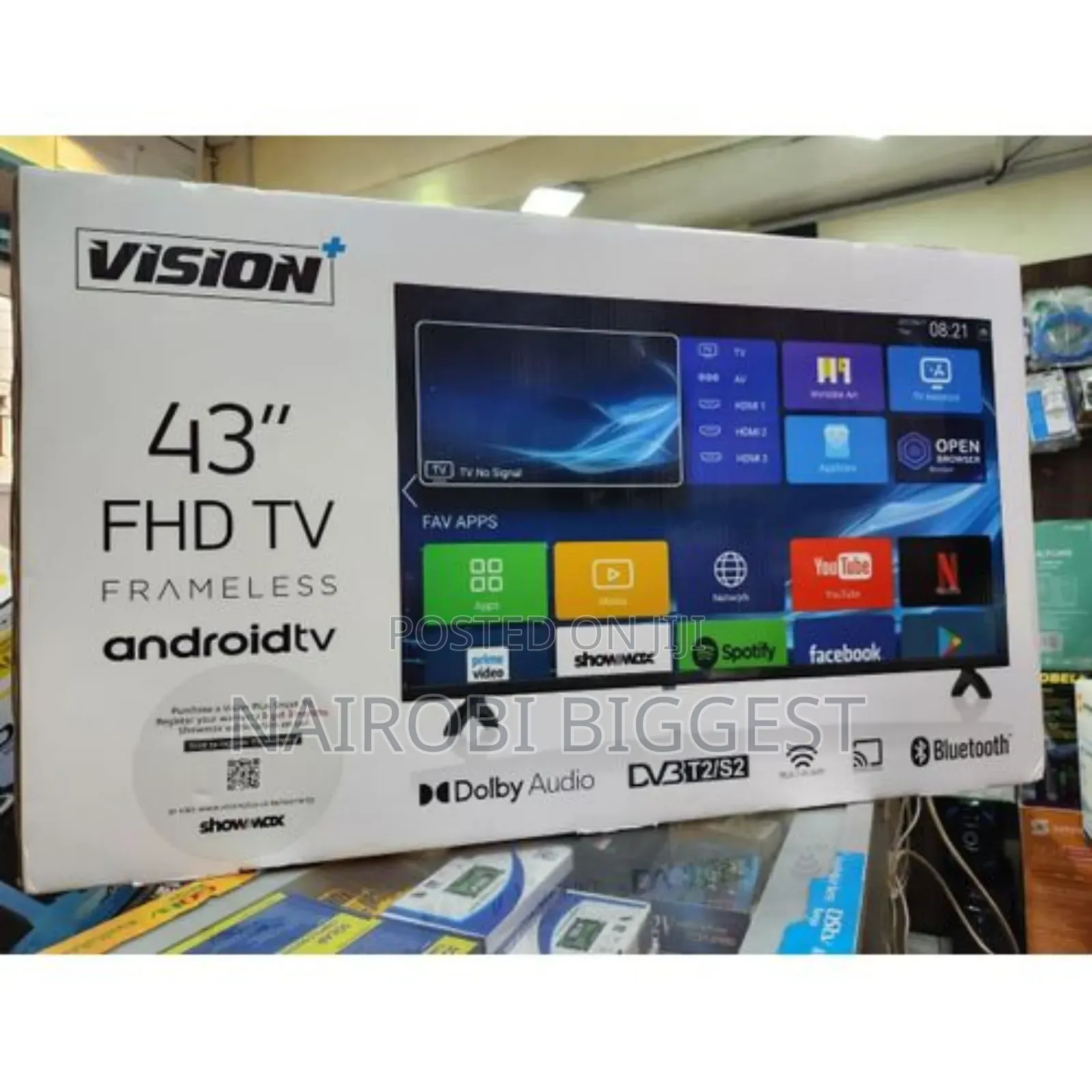 Vision 43" Full Hd Smart Frameless Android