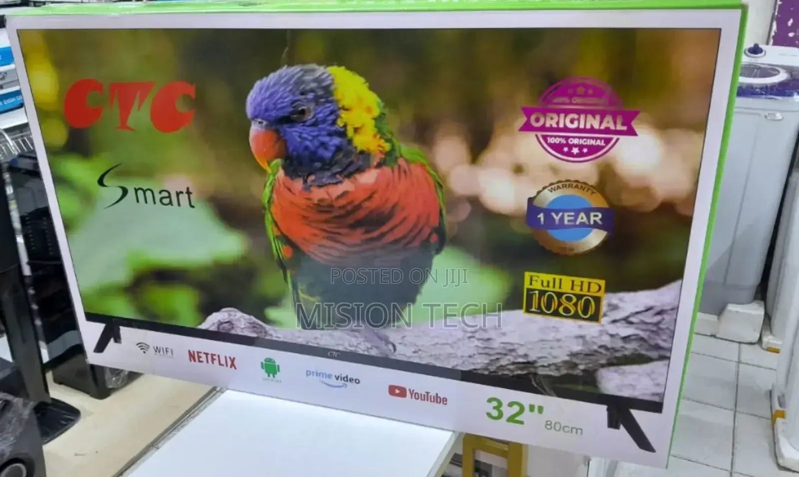 CTC 32" Inch Smart Android 11 TV,Bluetooth_enabled 
