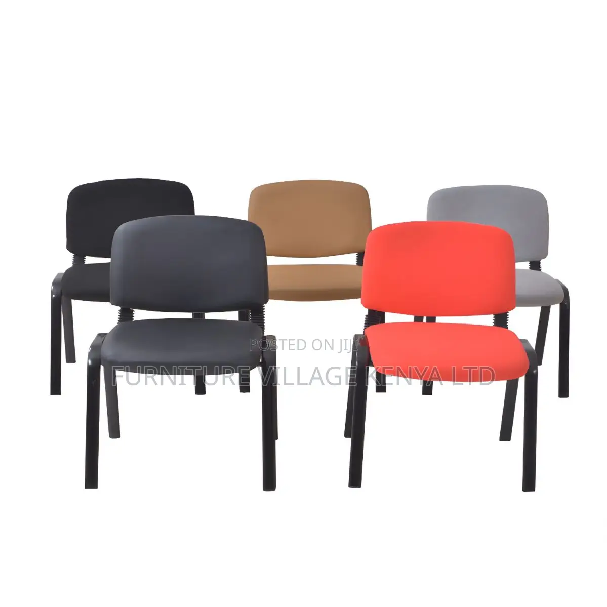 Office Chair : Stackable Black Office Chair