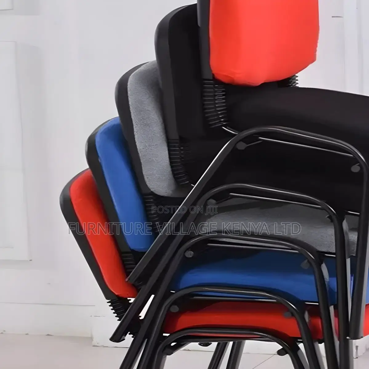Office Chair : Stackable Black Office Chair