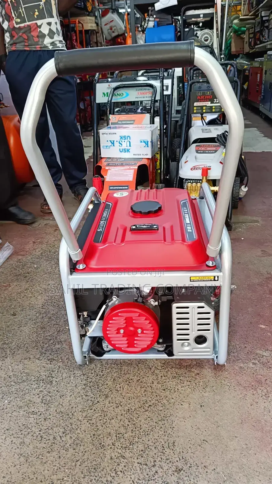 Maxmech 3.8kva Key Start Petrol Generator With Wheels